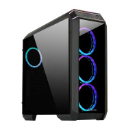 CHIEFTEC skříň STALLION II, ATX, 1x USB-C 3.2, 2x USB 3.1, 1x USB 2.0, 4x 120mm RGB Fan, černá