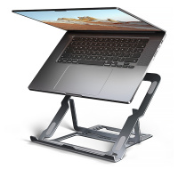 AXAGON STND-LAG, hliníkový stojan pro notebooky 10"-17.3", nastavitelná výška, šedý