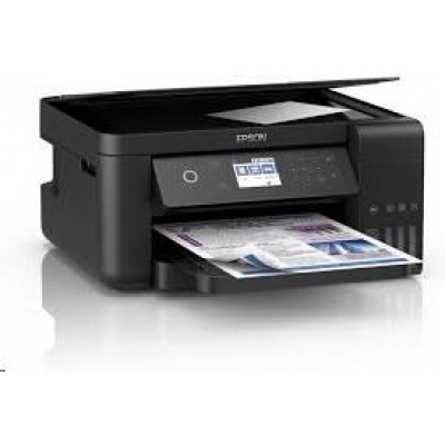 EPSON tiskárna ink EcoTank L6160, 3v1, A4, 33ppm, USB, Ethernet, Wi-Fi (Direct), Duplex,  LCD, 3 roky záruka po reg.
