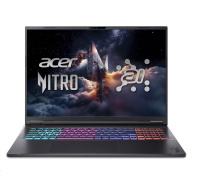 ACER NTB Nitro 18 AI (AN18-61-R3GE),R9 AI 365,18"WQXGA,32GB,1TB SSD,RTX 5070Ti,W11H,Black