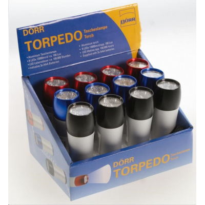 Doerr LED Torpedo - kapesní svítilna (12 ks - mix karton)