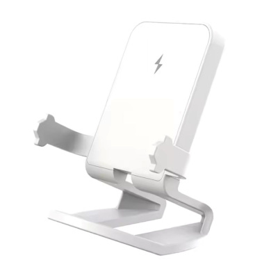 1stCOOL bezdrátová přenosná QI nabíječka 15W, panáček, USB-C, bílá