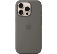 APPLE iPhone 16 Pro Silicone Case with MagSafe - Stone Grey