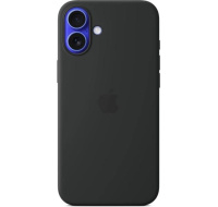 APPLE iPhone 16 Plus Silicone Case with MagSafe - Black