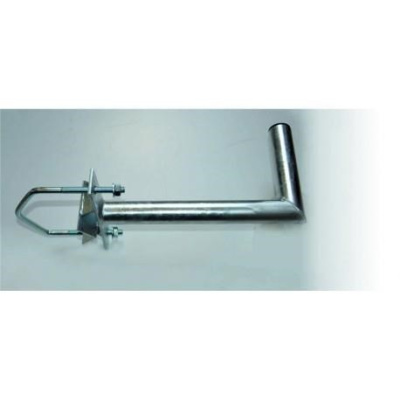 Držák antény na stožár do průměru 150mm s vinklem, žárový zinek, délka 35cm