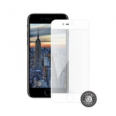 ScreenShield ochrana displeje Tempered Glass pro Apple iPhone 8, bílá