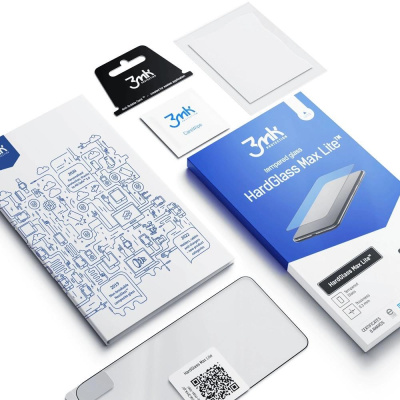 3mk tvrzené sklo HardGlass Max Lite Black pro Apple iPhone 17 Pro