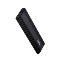 TRUST Externí box pro M.2 SSD, USB-C 3.2 Gen2, M.2 2280, černá