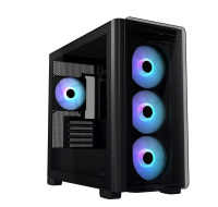 BAZAR ASUS case A23 PLUS TG ARGB, Mini Tower, průhledná bočnice, 4x120mm ARGB Fan, černá (POŠKOZENÝ OBAL)
