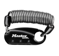 Master Lock 1551EURDBLK karabina s navíjecím kabelem