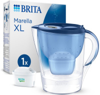 Brita Marella XL filtrační konvice, objem 3.5 l, 1x MAXTRA+ filtr, modrá