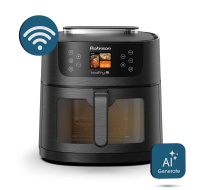 Rohnson InnoFry AI chytrá horkovzdušná fritéza, 1800 W, Wi-Fi, objem 8 l, TFT displej, černá