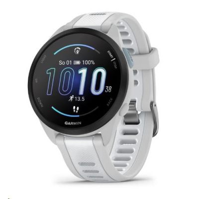 Garmin GPS sportovní hodinky Forerunner® 165, Mist grey/Whitestone, EU