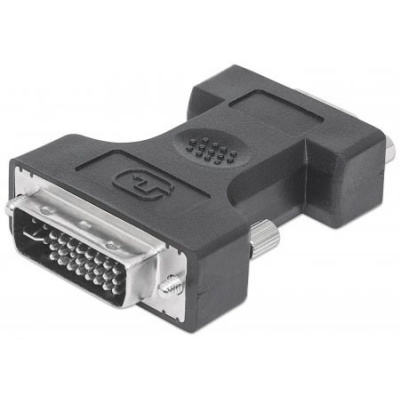 MANHATTAN Digital Video Adapter, DVI-I Dual Link Male to VGA Female