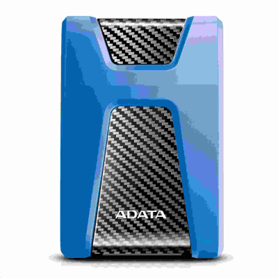 ADATA Externí HDD 1TB 2,5" USB 3.1 DashDrive Durable HD650, modrý (gumový, nárazu odolný)