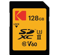 Kodak paměťová SD karta 128GB UHS-II U3 V60 Ultra Pro