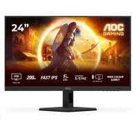 BAZAR - AOC MT 24" 24G4HRE - 1920x1080,IPS,200Hz,2xHDMI,1xDP,Repro - Poškozený obal (Komplet)