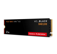 WD BLACK SSD NVMe 2TB PCIe SN8100 Powered by SanDisk, Gen5, (R:14900, W:14000MB/s)