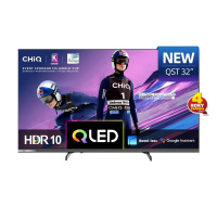 CHiQ L32QST TV 32", QLED, Full HD, Google TV, Frameless, Dolby Audio, dbx-tv, HDR 10