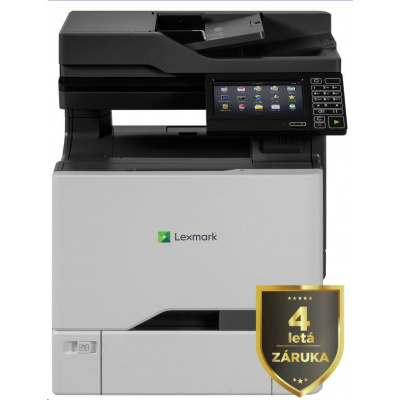 LEXMARK Multifunkční barevná tiskárna CX727de, A4, 47ppm, 2048MB, dotykov LCD, duplex, RADF, USB 2.0, LAN, 4letá záruka