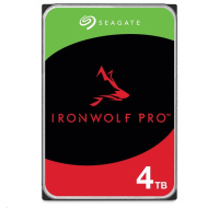 BAZAR - SEAGATE HDD 4TB IRONWOLF PRO (NAS), 3.5", SATAIII, 7200 RPM, Cache 256MB, recertified product