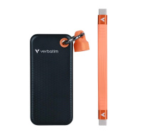 VERBATIM Externí SSD Pocket SSD 2TB, USB-C 3.1, černá/oranžová