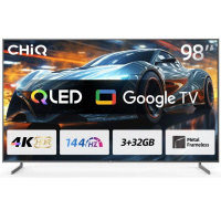 CHiQ U98F8TG TV 98", QLED, Smart Google, 144 Hz, Ultra HD, Dolby Audio, HDR 10