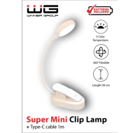 WG - Led lampička WG Noční čtenář / white
