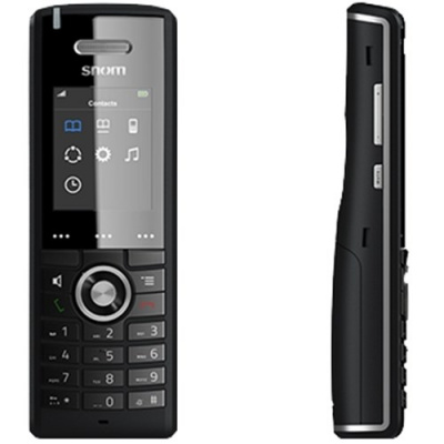 Snom bezdrátový telefon M65, DECT, 2" LCD, 3,5 mm jack, nabíjecí stojánek s napájením