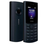 BAZAR - Nokia 110 Dual SIM, 4G, černo-modrá (2023), (CZ, SK, HU) - Poškozený obal (Komplet)