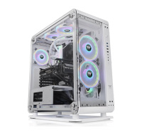 THERMAL TAKE Case Core P6 Snow, ATX, Průhledná bočnice, bílá