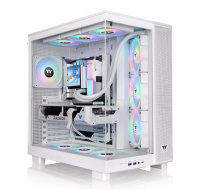 THERMAL TAKE Case View 380 XL TG ARGB, ATX, Průhledná bočnice, 4x 120mm ARGB Fan, bílá