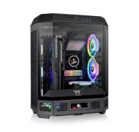 THERMAL TAKE Case The Tower 600, ATX, Průhledná bočnice, 2x 140mm Fan, černá