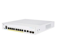 BAZAR - Cisco switch CBS350-8P-2G-EU (8xGbE,2xGbE/SFP combo,8xPoE+,67W,fanless) - REFRESH - poškozený obal