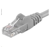 PREMIUMCORD Patch kabel UTP RJ45-RJ45 CAT5e 30m šedá