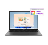 ASUS NTB Vivobook S16 (S3607CA-RP001W), Ultra 5 225H, 16.0" 1920x1200, 16GB, 512GB SSD, Intel, W11 Home, Matte Gray