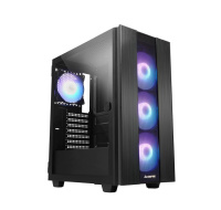 BAZAR - CHIEFTEC skříň HUNTER 2, ATX, 1x USB-C, 1x USB 3.1, 4x 120mm ARGB Fan, ARGB Hub, černá - Po opravě (Komplet)