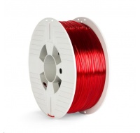 VERBATIM 3D Printer Filament PET-G 1.75mm, 327m, 1kg red transparent