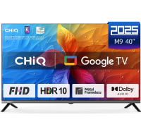 BAZAR - CHiQ L40M9E TV 40", Full HD, smart, Google TV, Dolby Audio, dbx-tv, HDR 10 - Rozbaleno (Komplet)