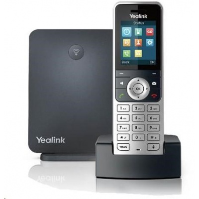 Yealink W53P IP DECT báze+ručka, 1,8" 128x160 barevný LCD, PoE, až 8 ruček