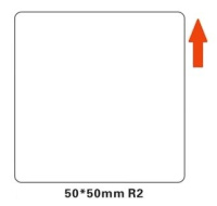 Niimbot štítky R 50x50mm 150ks White pro B21, B21S, B3S, B1