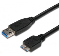 PREMIUMCORD Kabel USB 3.0 A - Micro B 3m, propojovací (M/M)