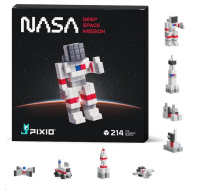 BAZAR - PIXIO NASA - Vesmírná mise magnetická stavebnice - Poškozený obal (Komplet)