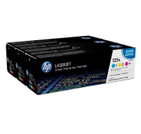 HP 125A CMY 3-pack LJ Toner Cart, CF373AM (1,400 / 1,400 / 1,400 pages)