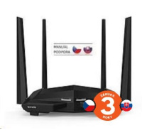 Tenda AC10 Wireless AC1200 Dual Band Router, 1x gigabit WAN, 3x gigabit LAN