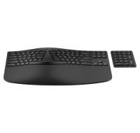 HP 960 Black Ergonomic Wireless Keyboard - bezdrátová ergonomická klávesnice CZ/SK