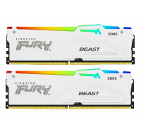 KINGSTON DIMM DDR5 32GB (Kit of 2) 6800MT/s CL34 Non-ECC FURY Beast RGB XMP, Bílá