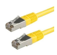 XtendLan patch kabel Cat5E, FTP - 1m, žlutý (prodej po 10 ks)