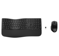 HP 680 Comfort Dual-Mode Keyboard and Mouse Combo - bezdrátový set ergonomické klávesnice a myši