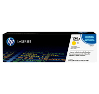 HP 125A Yellow LJ Toner Cart, CB542A (1,400 pages)